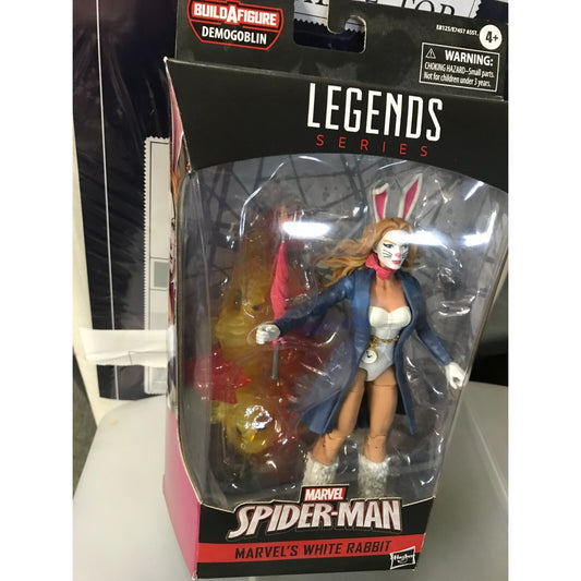 Marvel Legends Series White Rabbit Action Build A Figure front of package displaying action figure