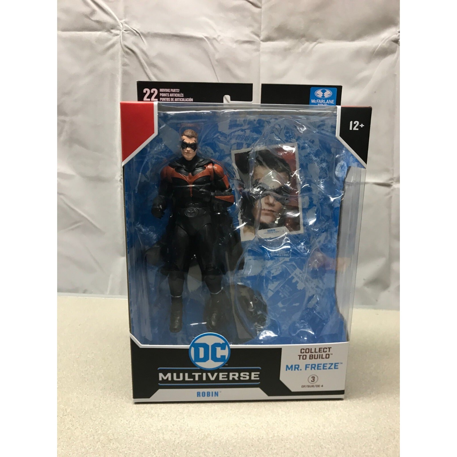 McFarlane Toys - Batman & Robin - Robin Figurine - Missing BAF front of package displaying action figure