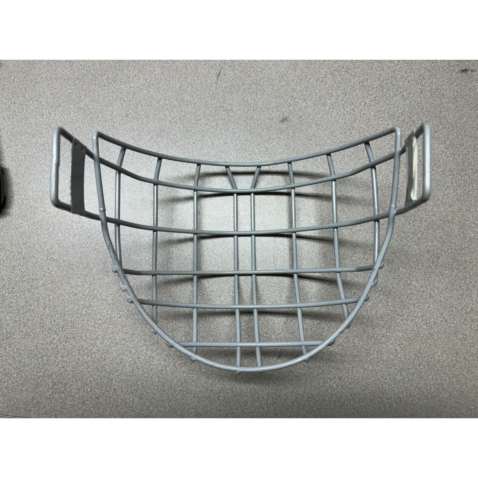 Hockey Cage Mask Light Grey A.H.A Certified Inside view