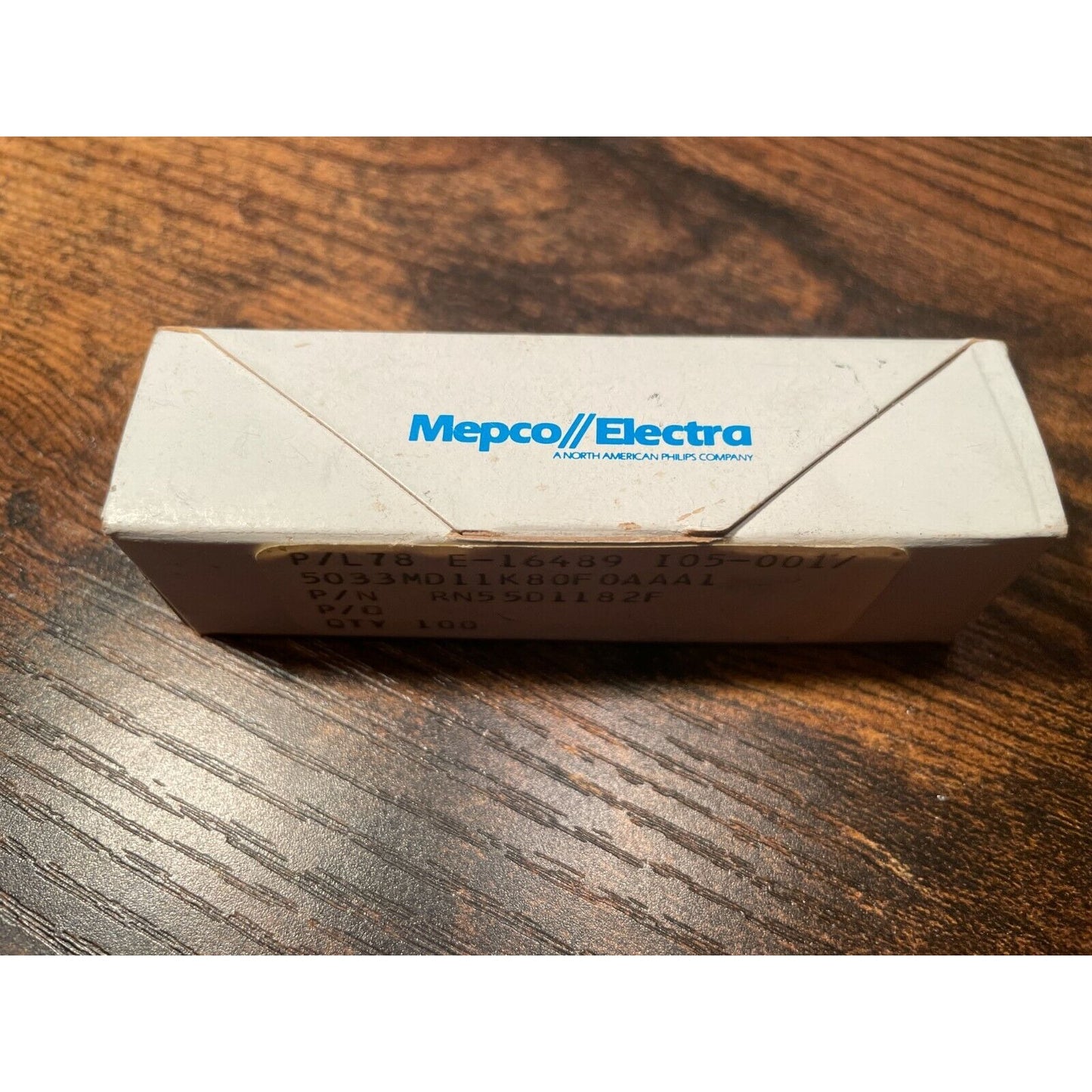 Mepco Electra Resistor E-16489, RN55D1182F box