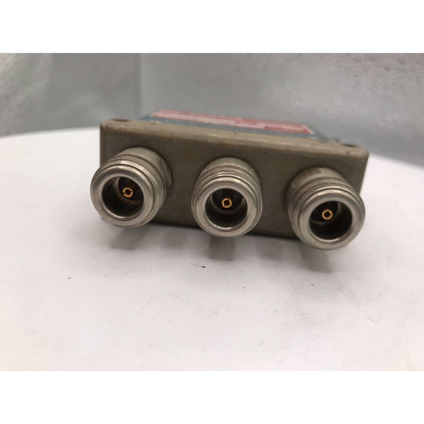 Microwave Associates 7524-PNFA Coaxial Switch Type N Connector close up