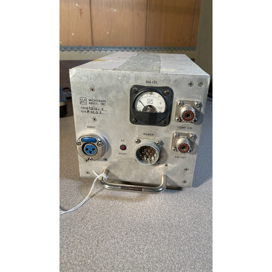 Microwave Associates Inc Freq 1318/5, 13012.5 MHz front panel