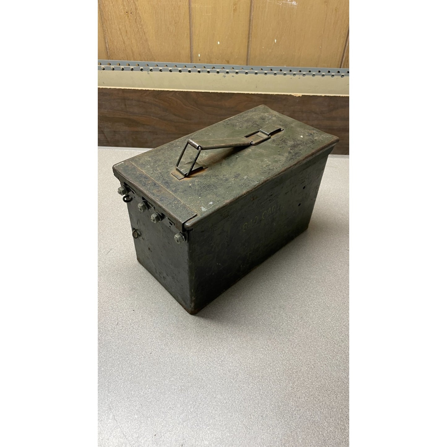 Military Box, Ammo Case top and side view
