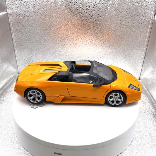 Motor Max Lamborghini Murciélago Roadster Orange Die Cast, Scale: 1/18, No. 73169 passenger side view