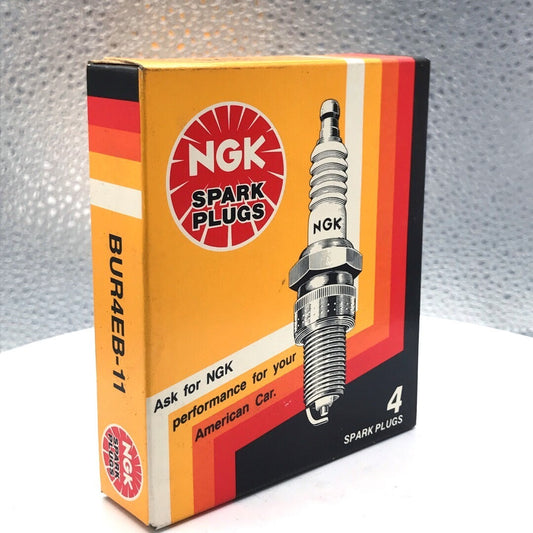 NGK Spark Plugs BUR4EB-11 Stock No. 5370 - Lot of 4 front of box