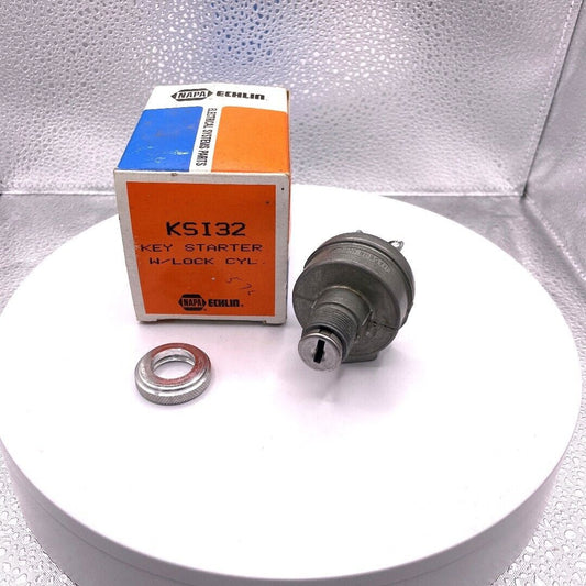 Napa Echlin Key Starter KSI32 switch front view with collar and box