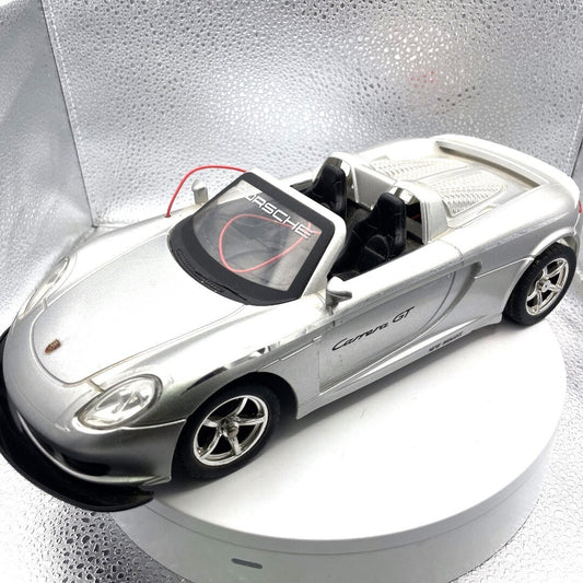 New Bright Porsche Camera GT RC Car Grey, Untested, CAR ONLY front/driver's side view
