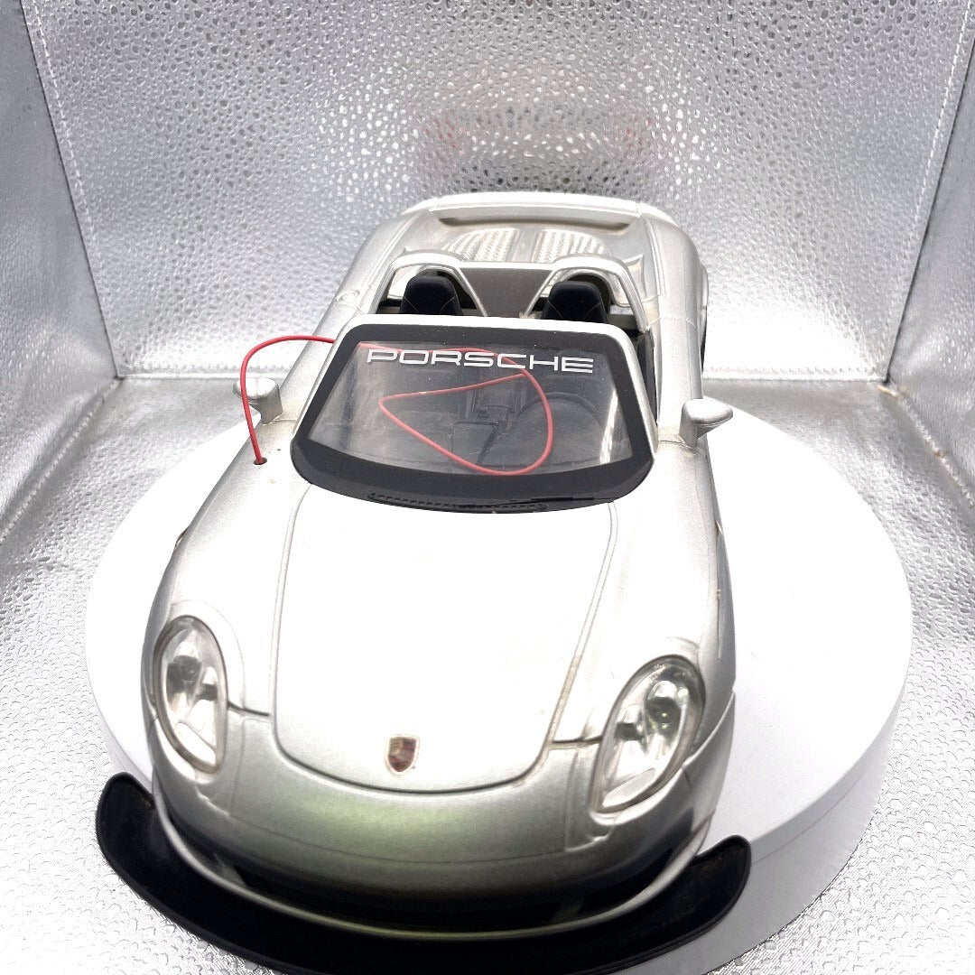 New Bright Porsche Camera GT RC Car Grey, Untested, CAR ONLY front end view
