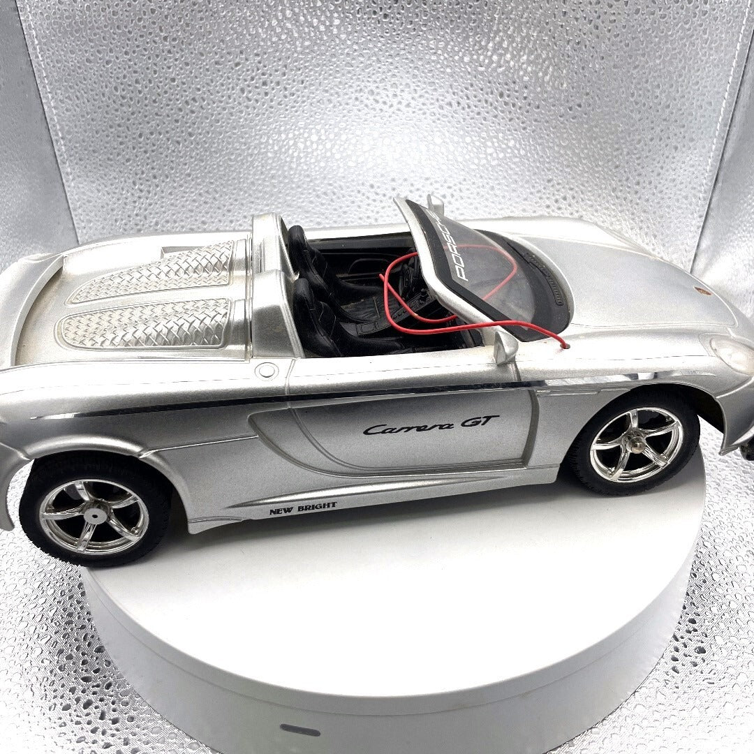 New Bright Porsche Camera GT RC Car Grey, Untested, CAR ONLY passenger side view