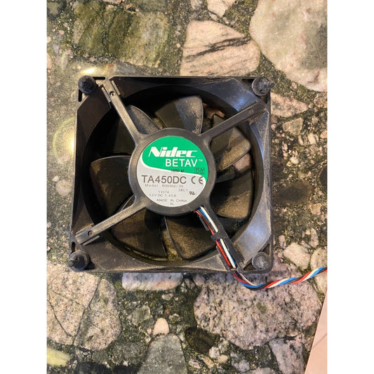 Nidec Betav TA450DC Quiet Case Cooling Thermal Sensor Fan Black
