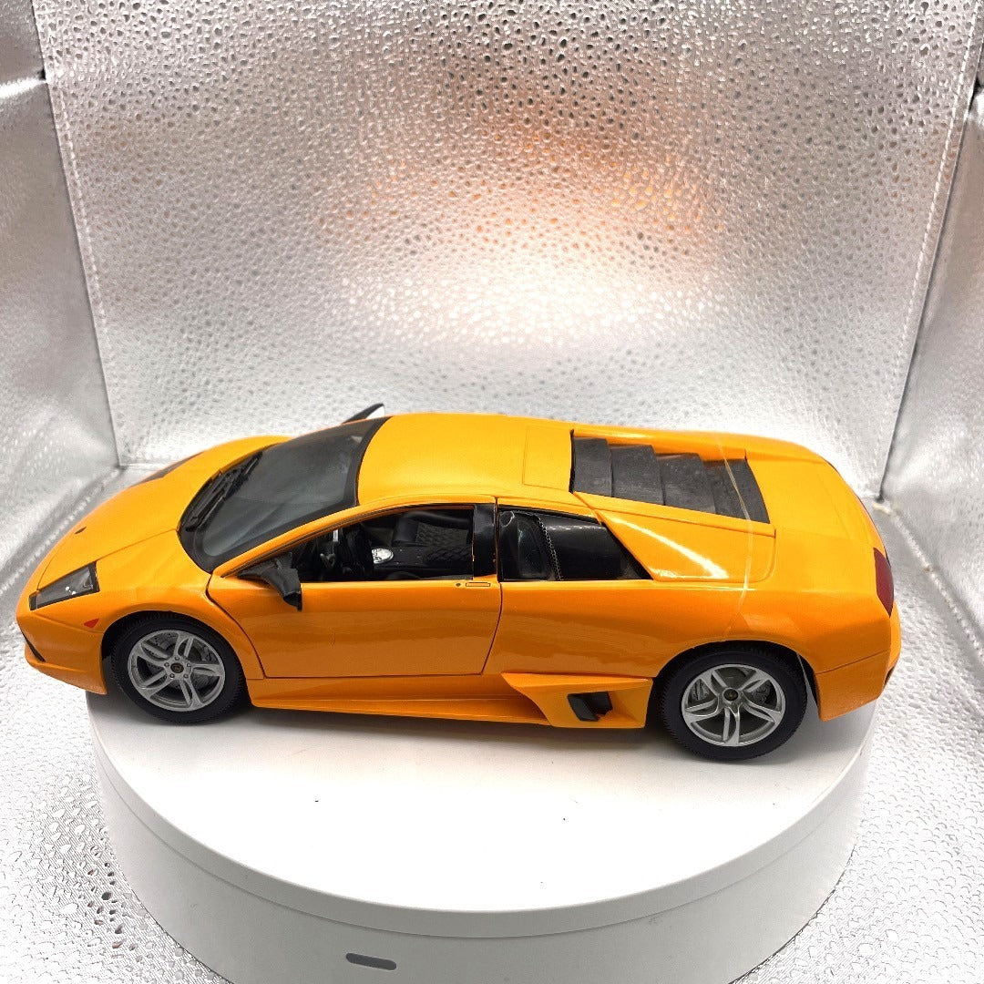 Maisto Lamborghini Murciélago LP640 Orange Die Cast, Scale: 1/18, No. 11434 drivers side view
