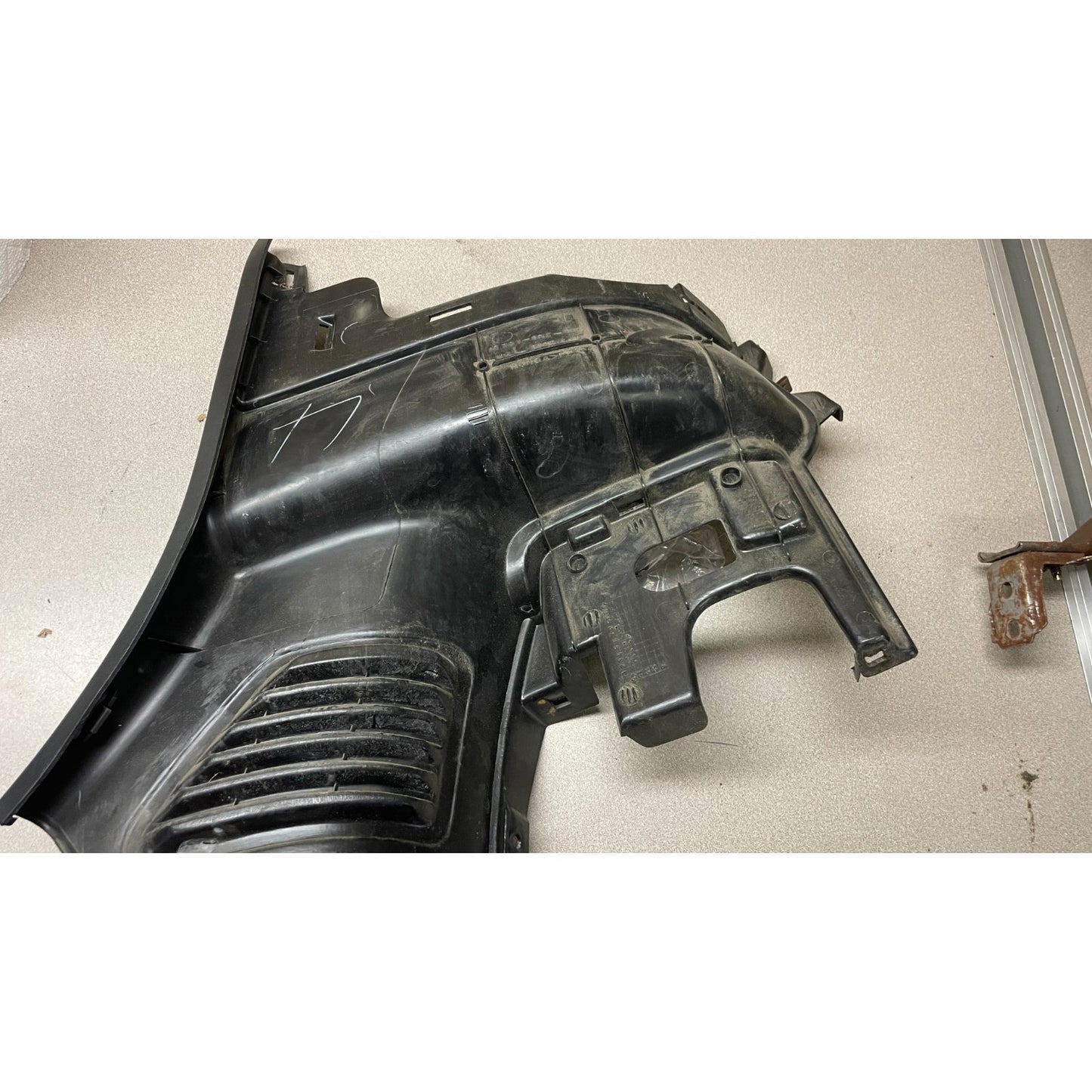 OEM Honda Civic Del Sol Driver Lower Left Rear Interior Cover Trim Panel OEM backside view