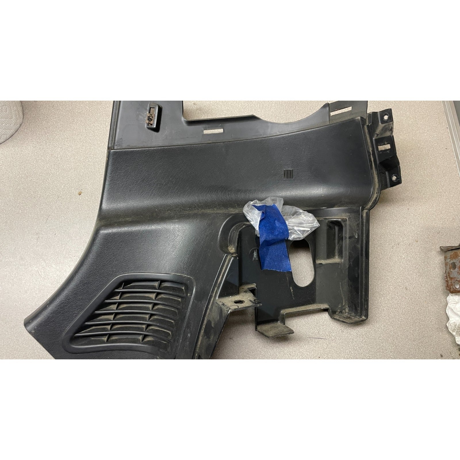 OEM Honda Civic Del Sol Driver Lower Right Rear Interior Cover Trim Panel OEM interior view