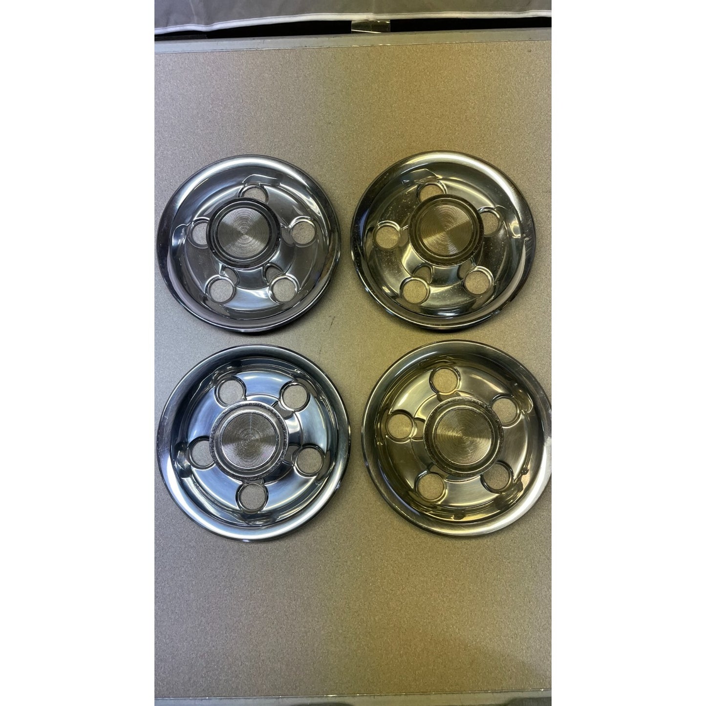 OEM Original 1966 Pontiac GTO Center Wheel Caps PT 551837 Cav 2 (Set of 4) front view