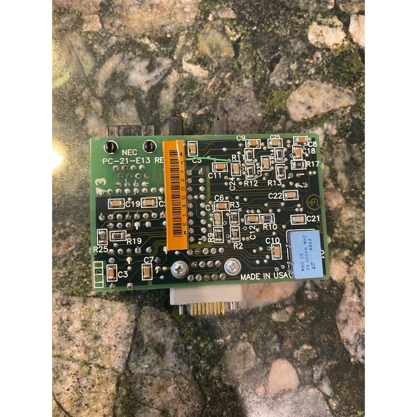 NEC Electronics PC-21-E13 Board back side of circuit board
