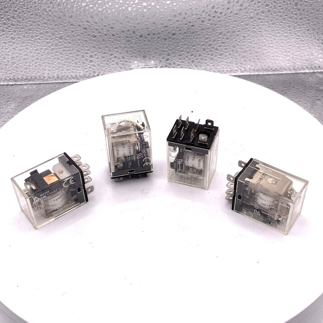 OMRON General Purpose Relay: 8 Pins - Relay, SPDT, 15A @ 120V, 15A @ 24V, 24V AC (4 Pack)