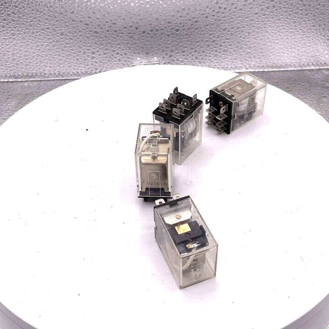 OMRON General Purpose Relay: 8 Pins - Relay, SPDT, 15A @ 120V, 15A @ 24V, 24V AC (4 Pack)