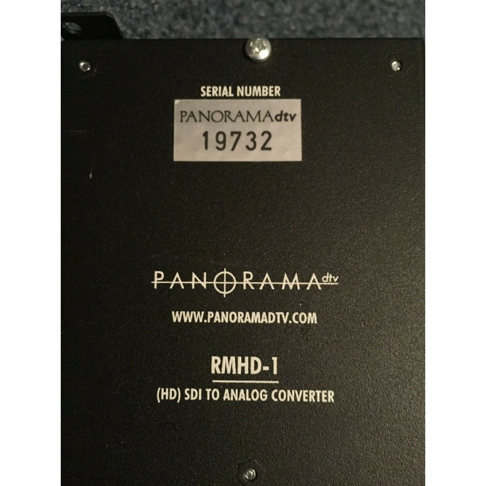 Open Rmhd File Panorama RMHD-1 HD SDI to Analog Converter – The Back Shop