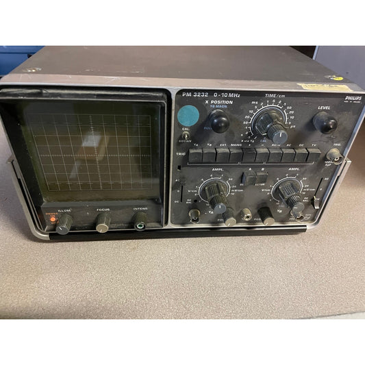 Philips PM 3232 0-10 MHz front panel