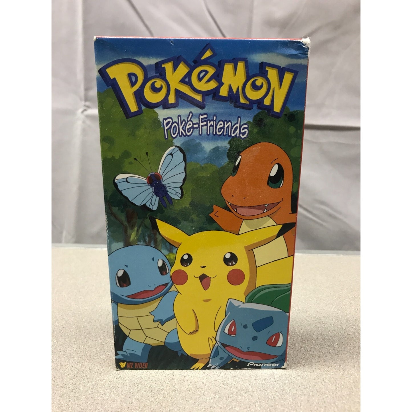 Pokemon VHS Set Includes: Poke-Friends, Thunder Shock, The Great Race, Fashion Victims, Seaside Pikachu, Pikachu Party - Poke-Friends front of case