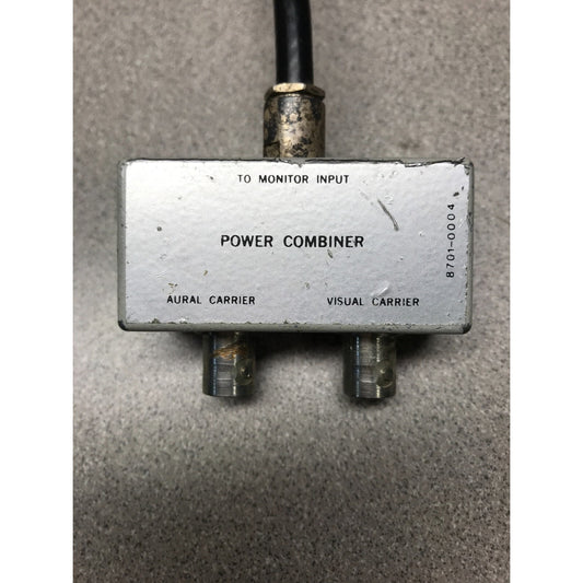 Power Combiner 8701-0004 Aural and Visual Input to Monitor Input top view