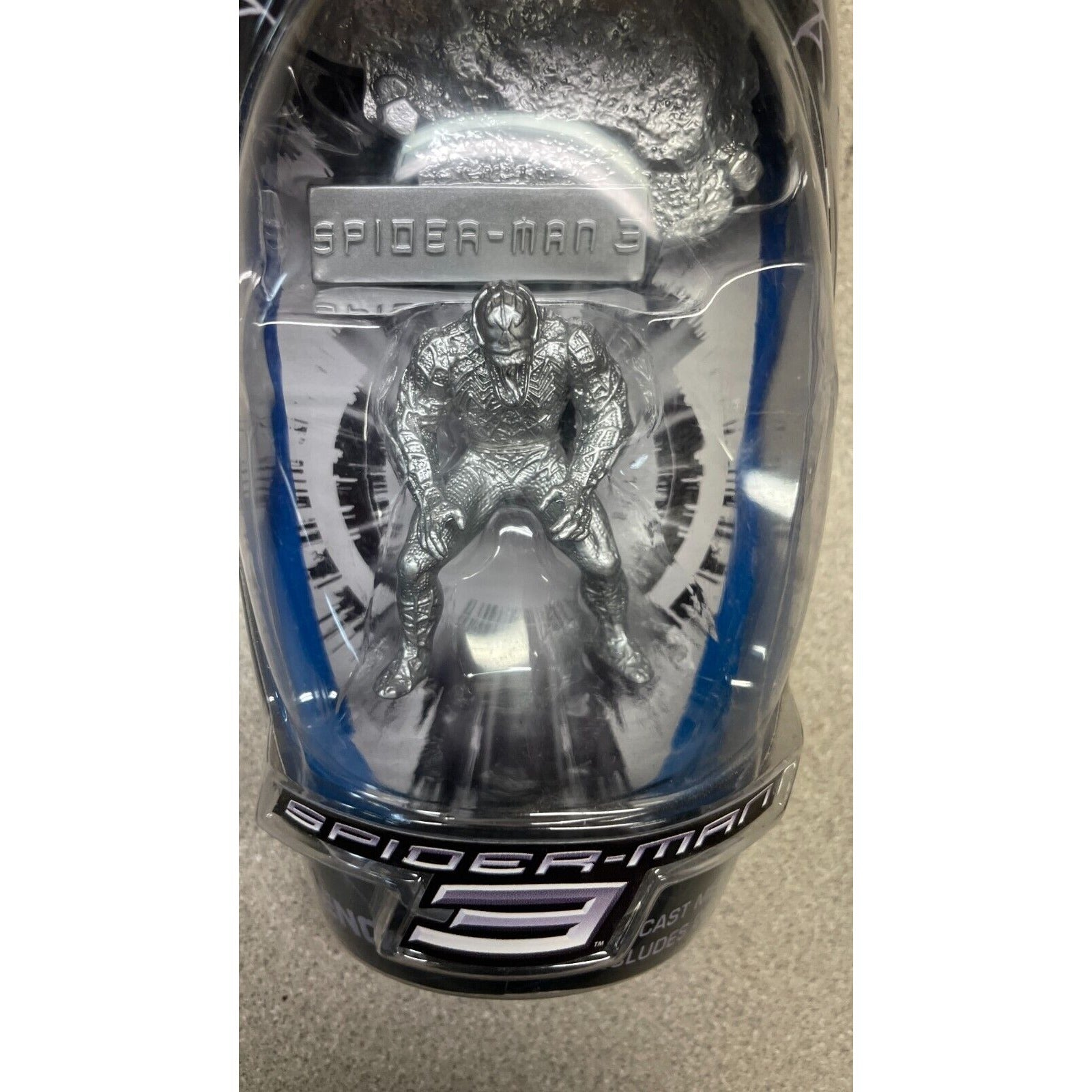 Titanium Series Die Cast Spiderman with Stand close up