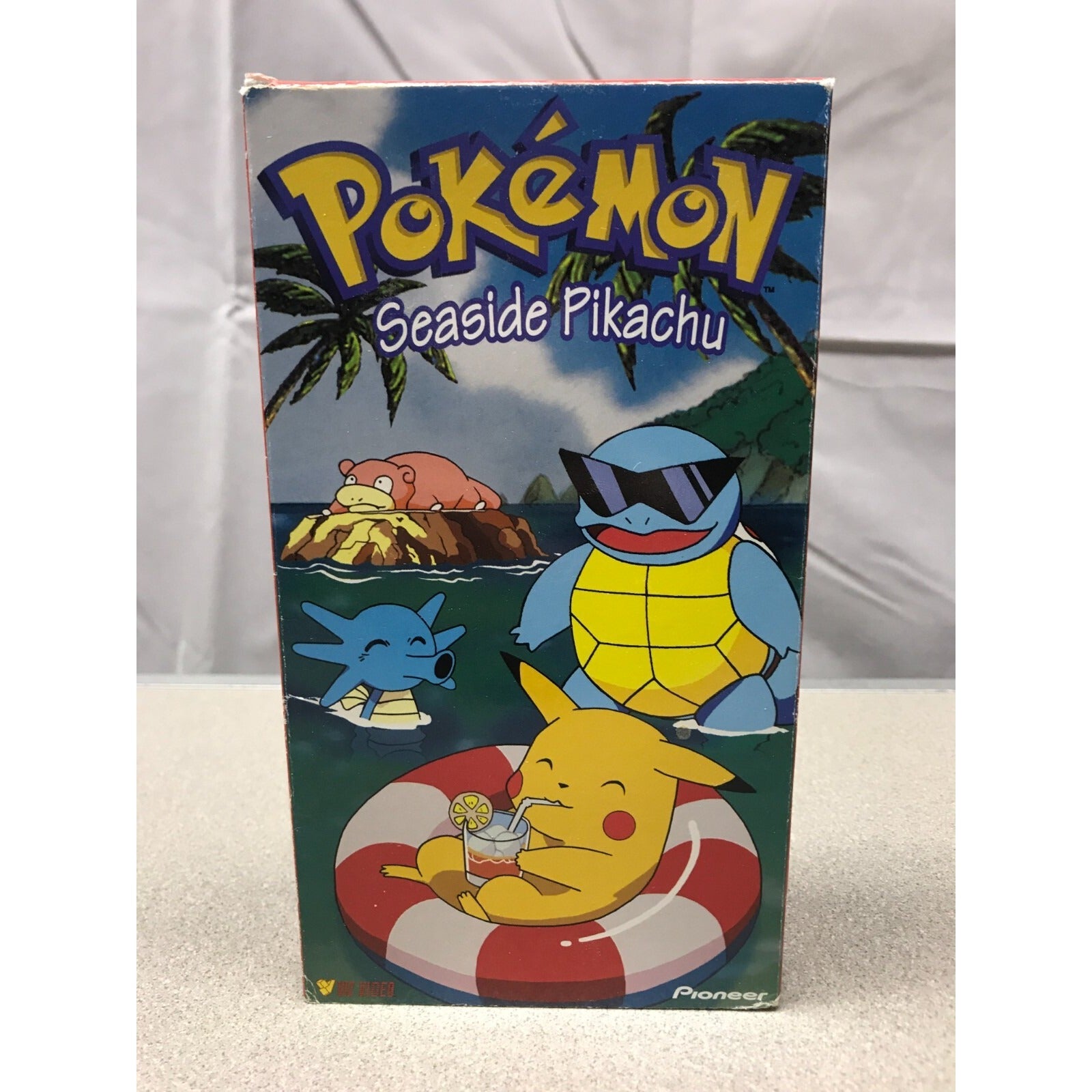 Pokemon VHS Set Includes:  Seaside Pikachu front of case