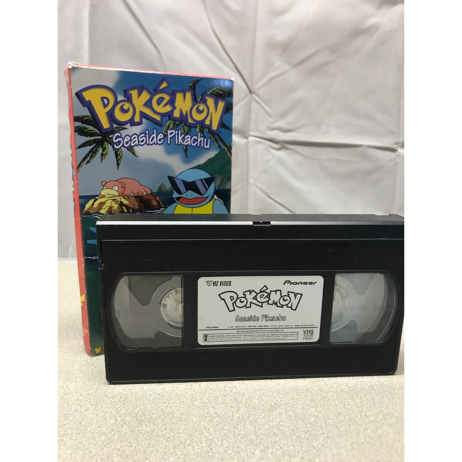 Pokemon VHS Set Includes:  Seaside Pikachu cassette