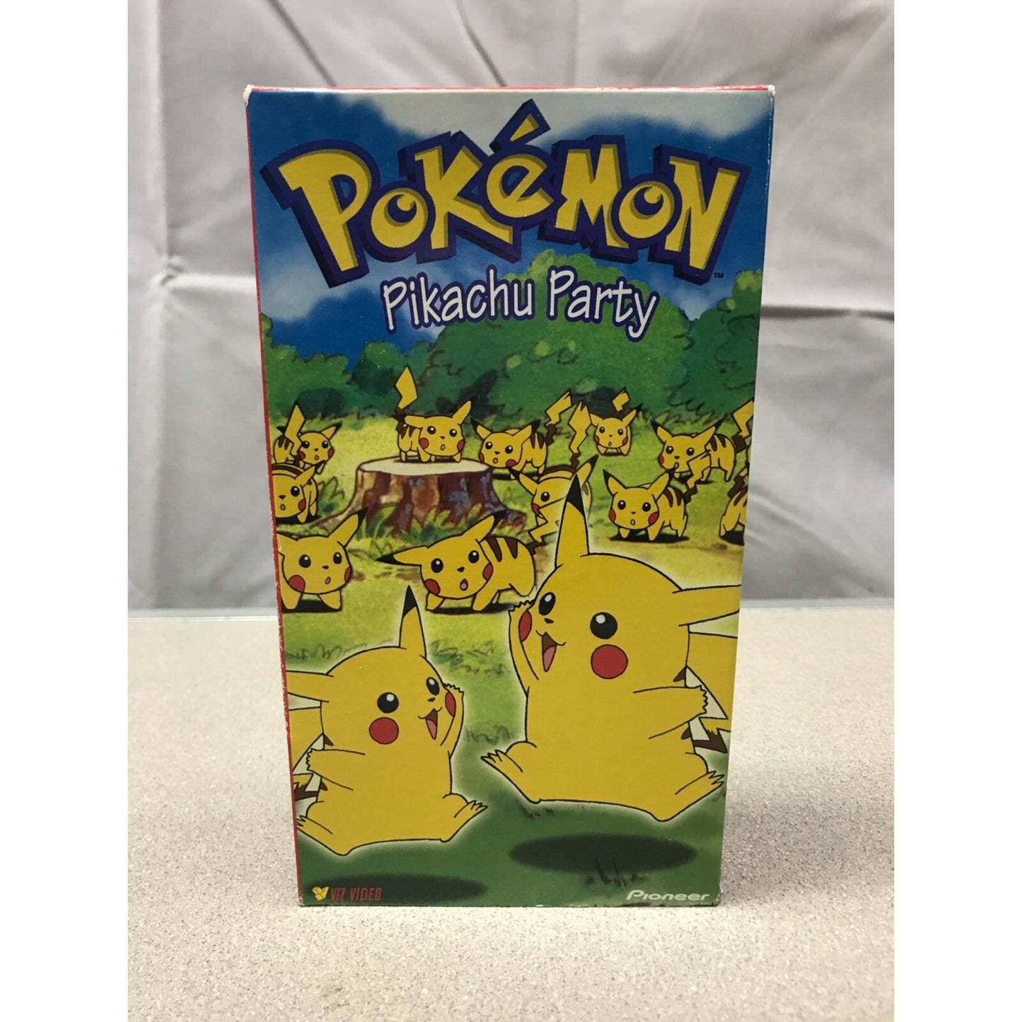 Pokemon VHS Set Includes: Pikachu Party front of case