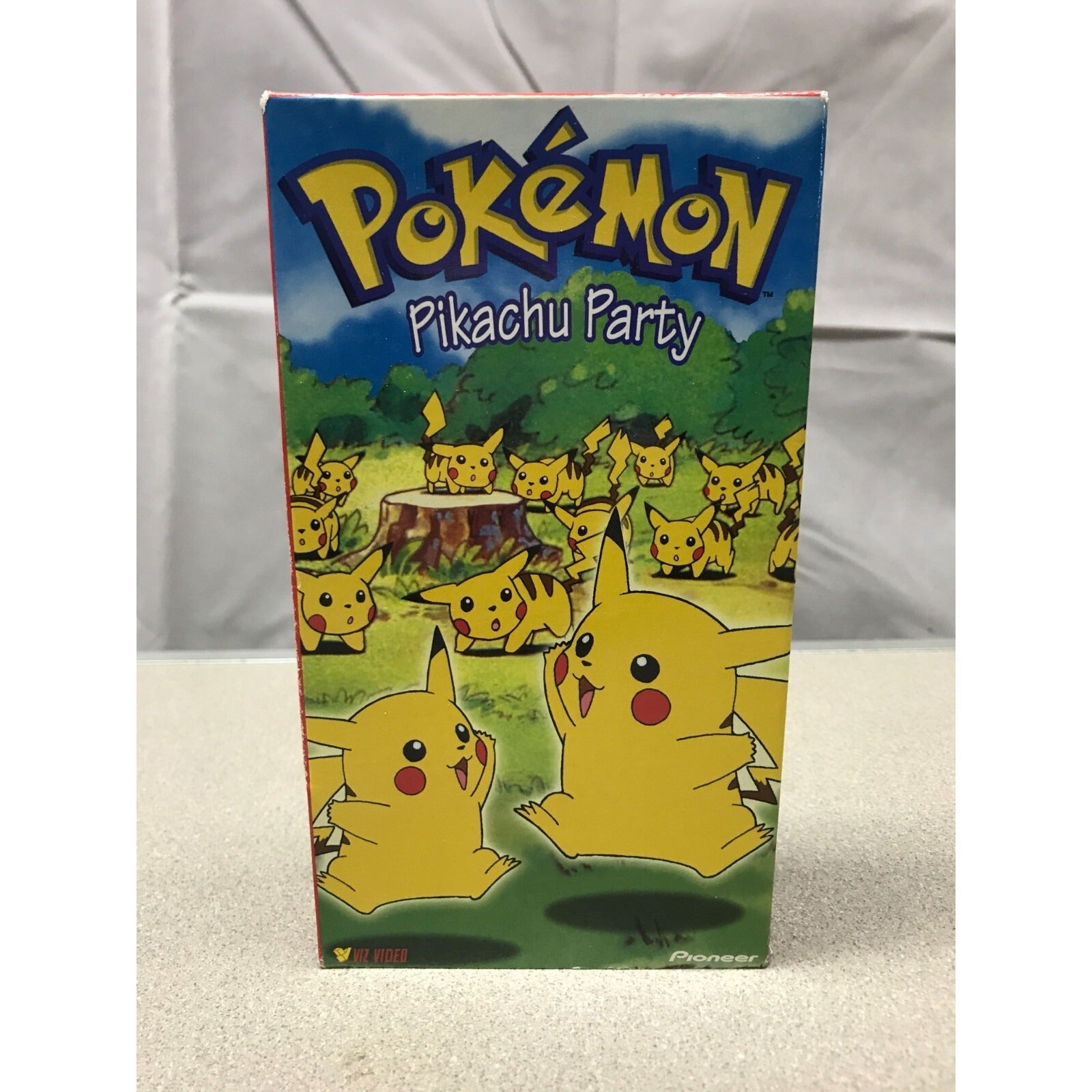 Pokemon VHS Set Includes: Pikachu Party front of case