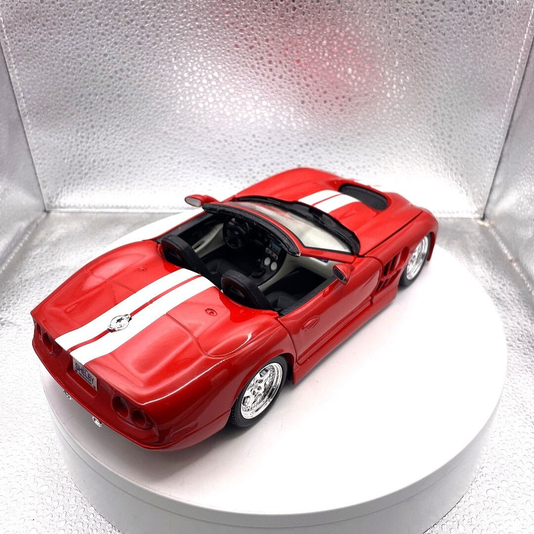 Maisto 1999 Shelby Series One Red Die Cast, Scale: 1/18 11614 rear/passenger side view
