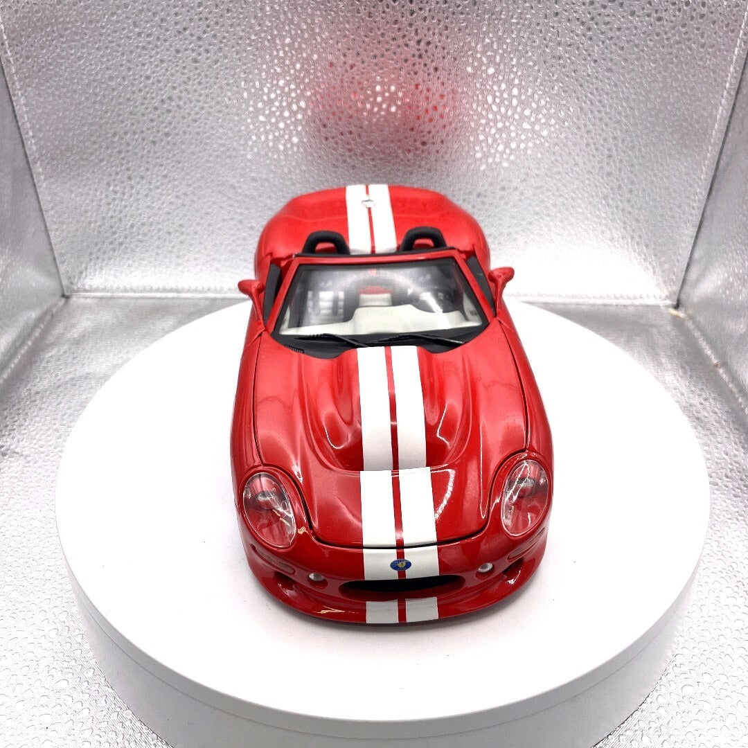 Maisto 1999 Shelby Series One Red Die Cast, Scale: 1/18 11614 front end