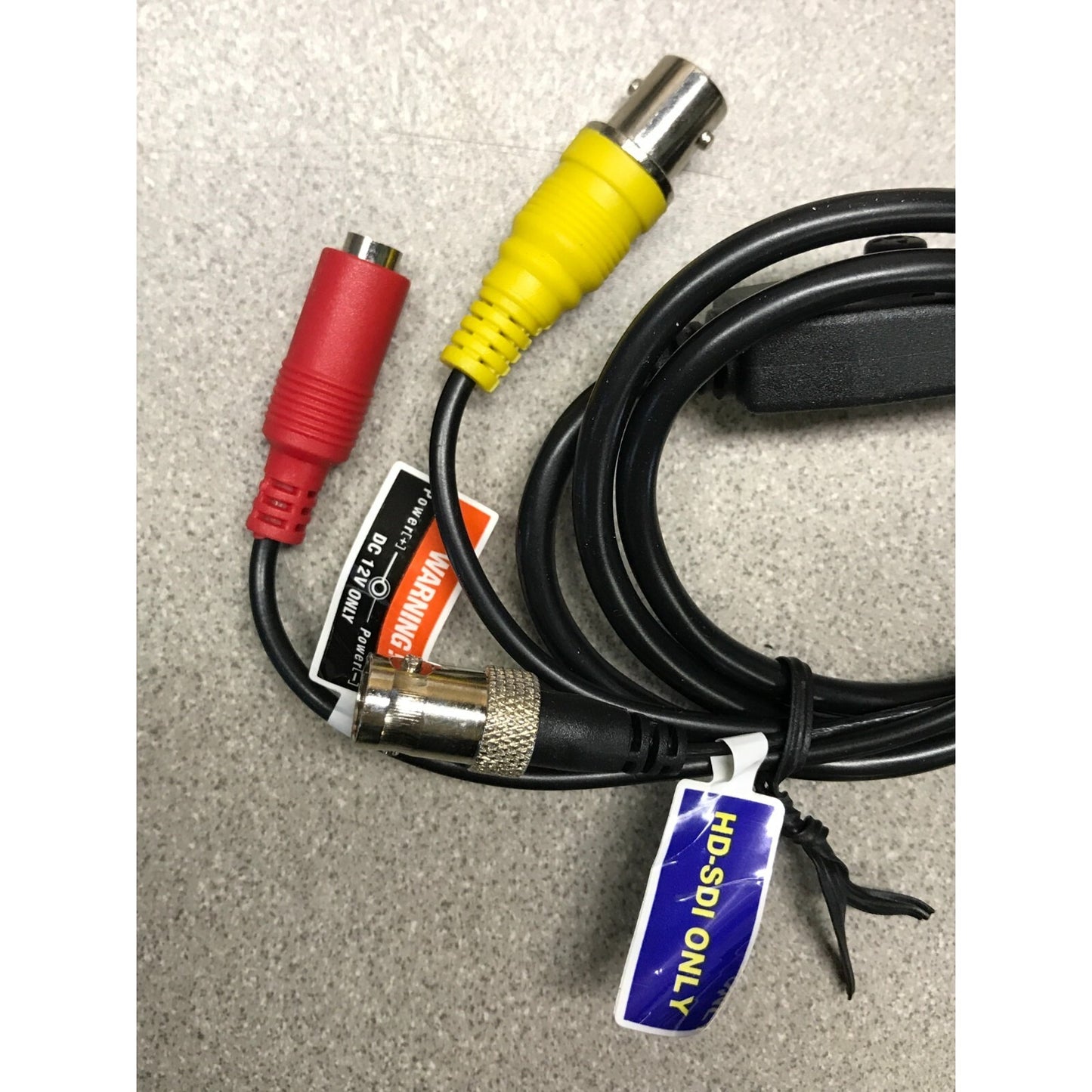 Marshall Electronics Full HD Color Board Camera with Cable V-12928-2MP connection cables closeup