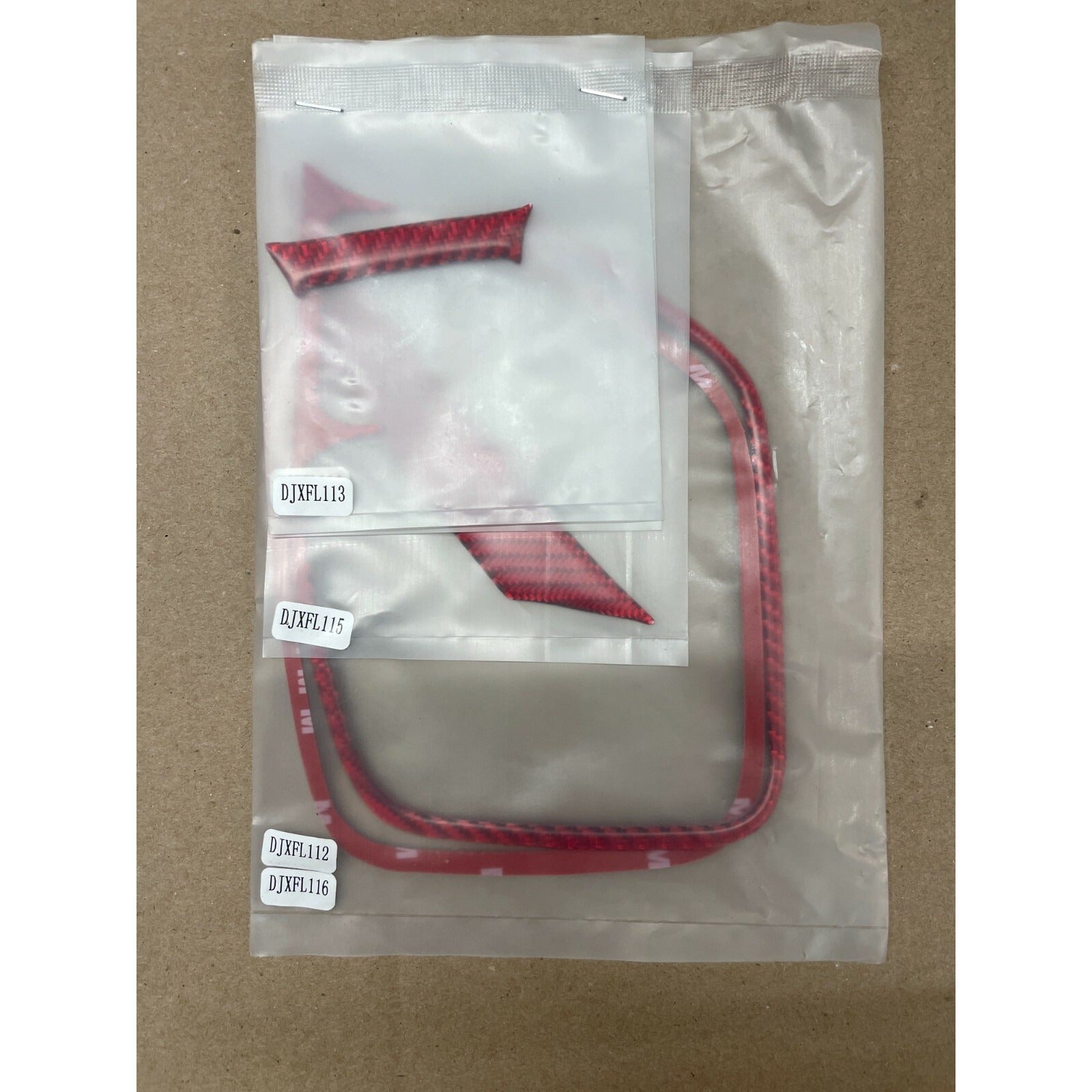 Red Speedometer Frame Cover Sticker Carbon Fiber For Chevrolet Camaro 2010-2015 in package