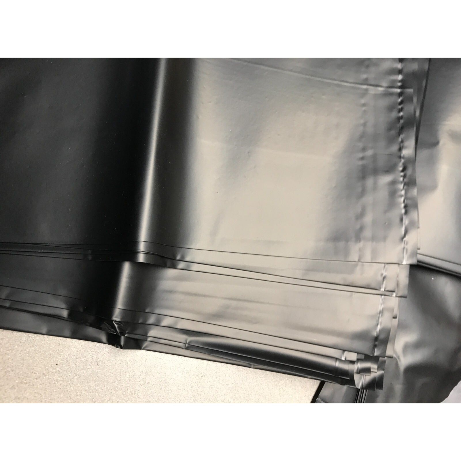 Black Conductive Bags 12x16x0.004 - Lot of 62 bags closeup