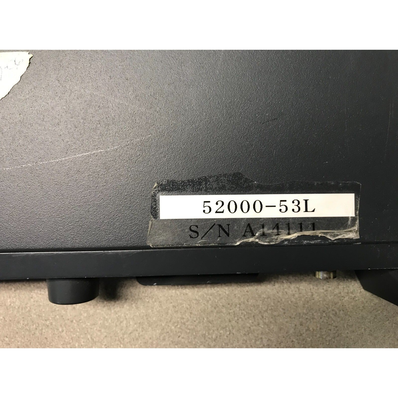 Tandberg Alteia Plus Satellite Receiver part number and serial number label