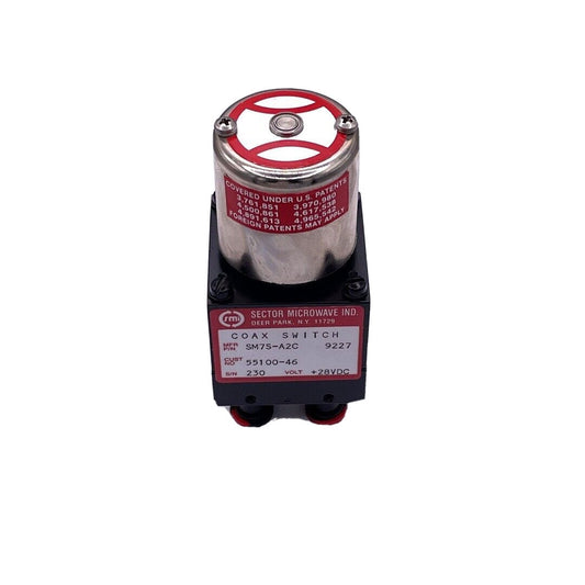 SECTOR MICROWAVE COAX SMA BASEBALL SWITCH, SM7S-A2C