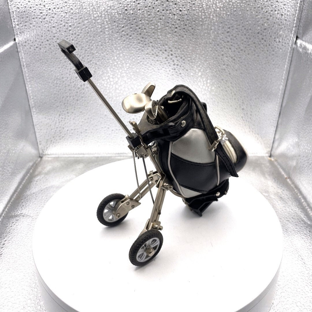 Sheridan Non Tarnish Golf Bag Pen Holder and Golf Club Pens back/right side view