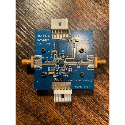 Skyworks SKY65111 Metro 0607 front view of circuit board