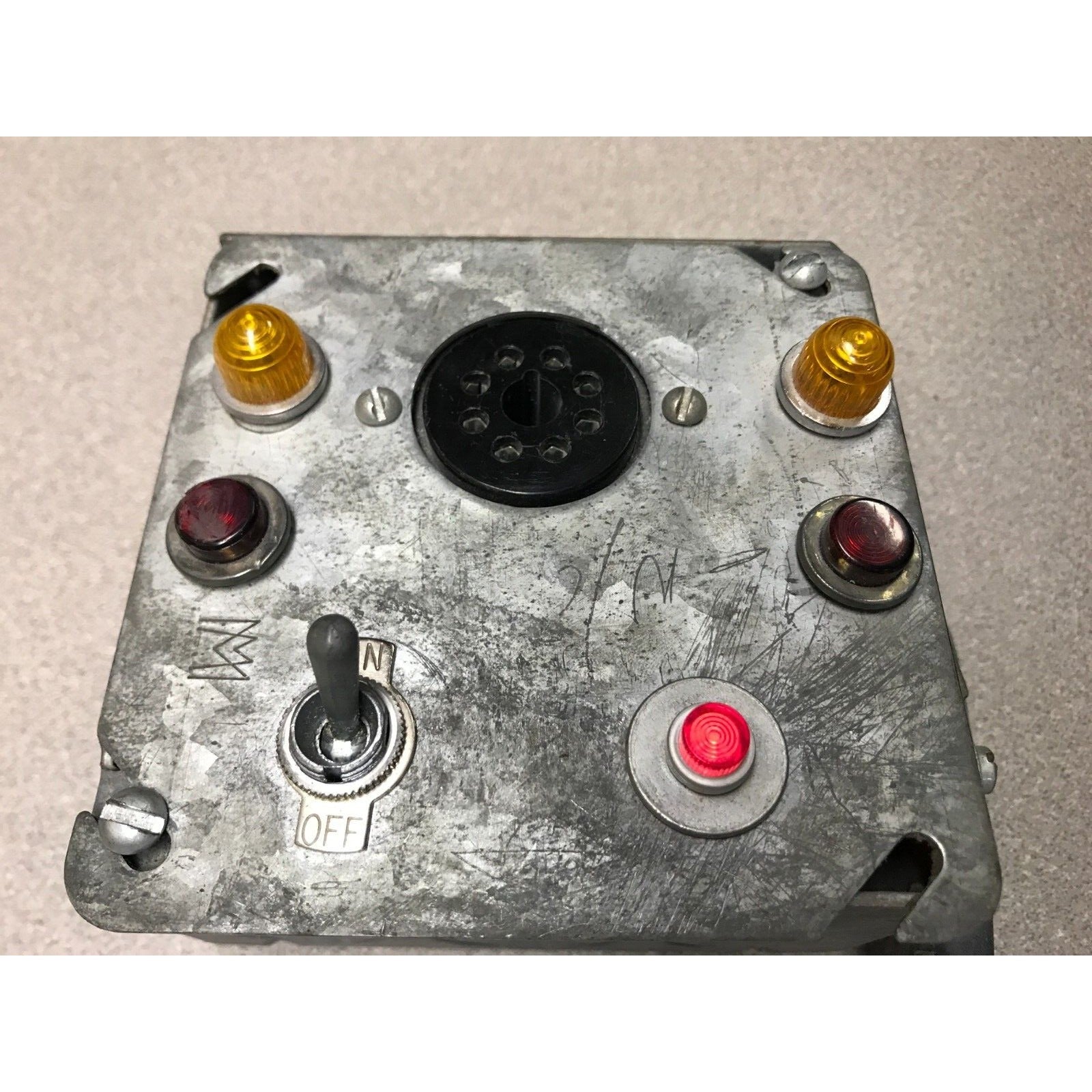 Small Electronic Tube Tester close up