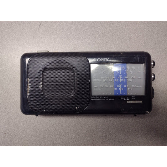 Sony Portable Radio 4 Band Receiver - Model ICF-850W front view