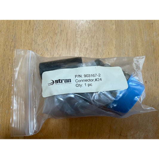 Stran Technologies 903167-2 Connector #24 in package with label