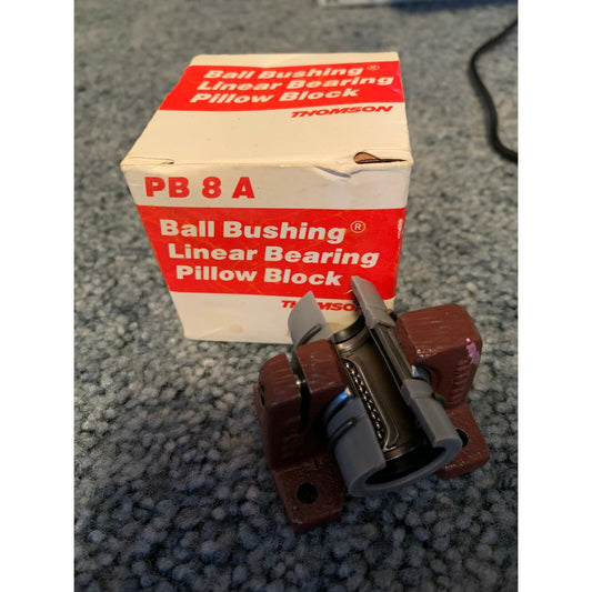 THOMSON PB-8-A BALL BUSHING PILLOW BLOCKS item and box