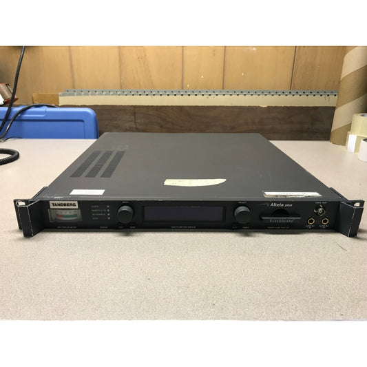 Tandberg Alteia Plus Satellite Receiver top and front panel view