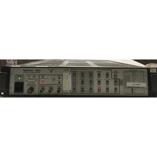 Tektronix 1900 Digital Generator front panel