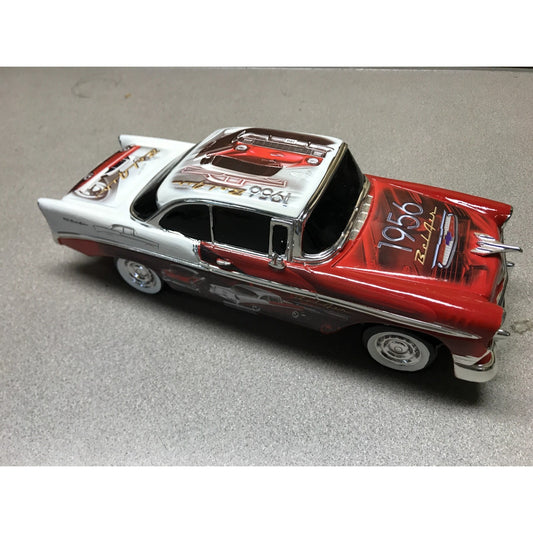 "The Hot One" 1956 Chevy Bel Air Sculpture - Commemorative Replica with Certificate of Authenticity passenger side view 