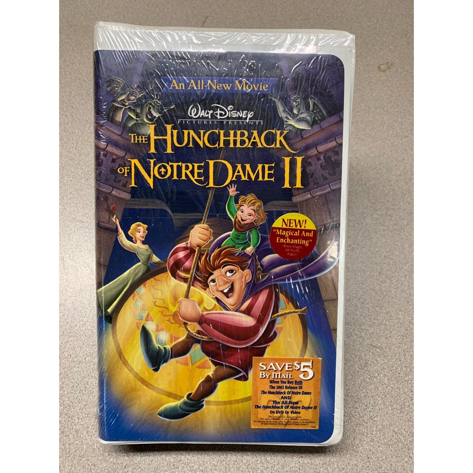 The Hunchback of Notre Dame 1 and 2 (Disney Movie VHS 1996 and 2002)
front of case second video