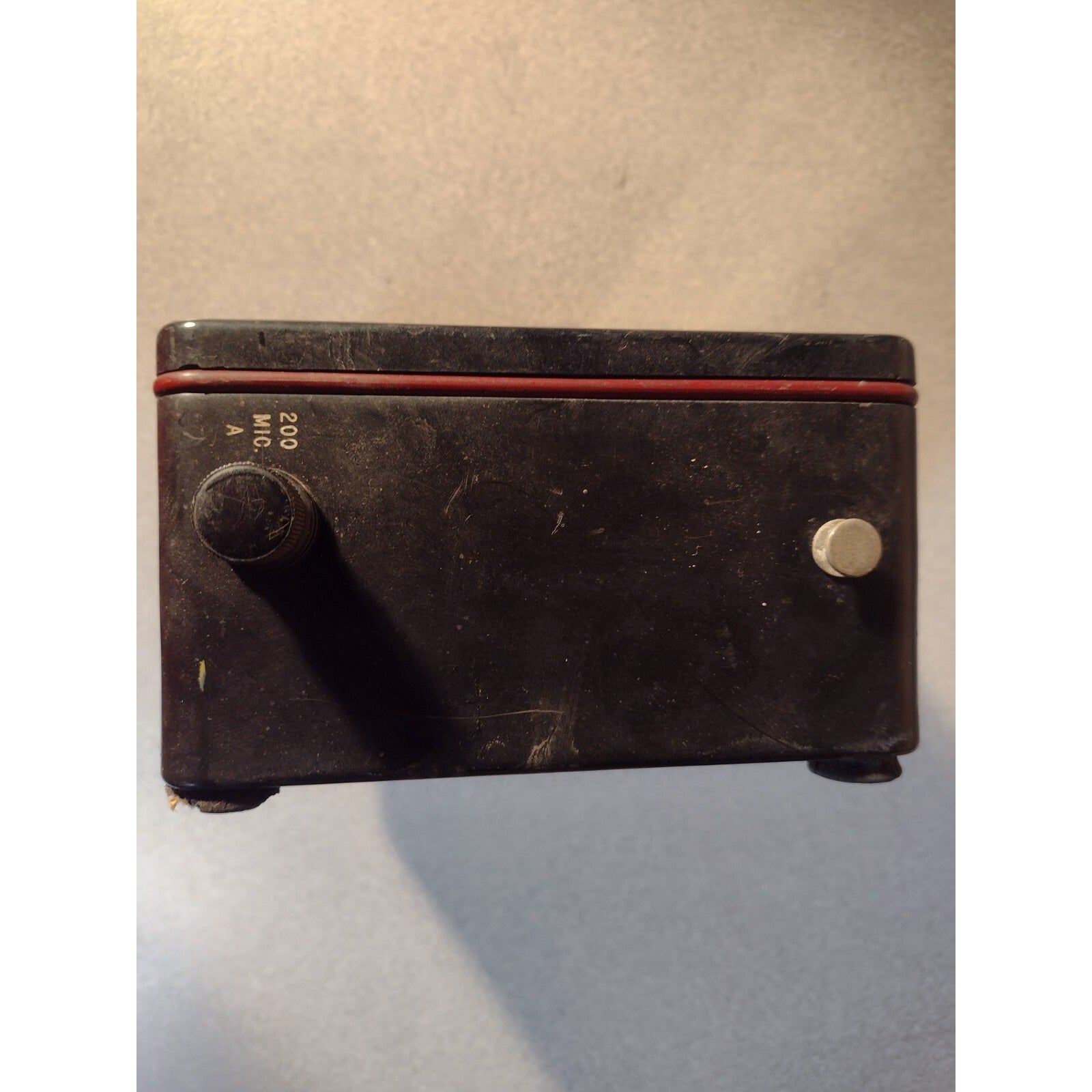 Jewell Electrical Instrument Co. Microampres Direct Current Meter top view