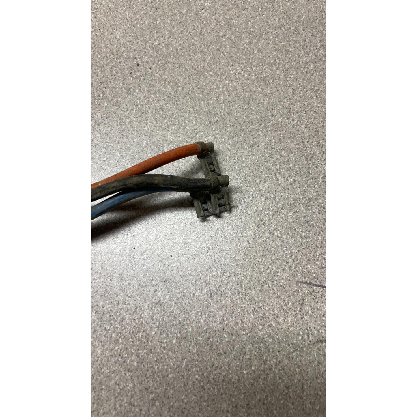 Emerson Electric 115 VAC Electric Motor - Model K33HXBT-218 closeup of connectors