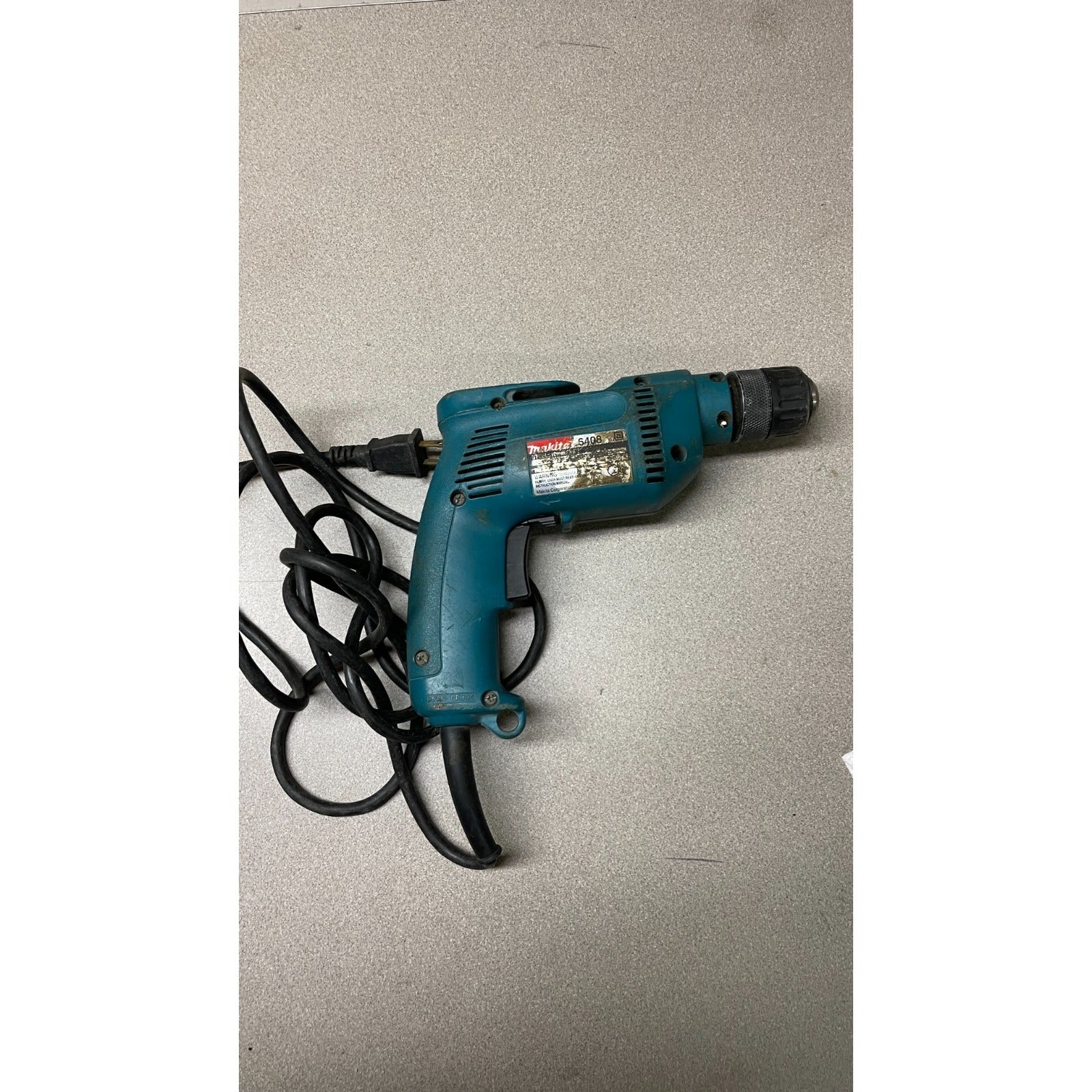 Makita 6408 Corded Drill side view